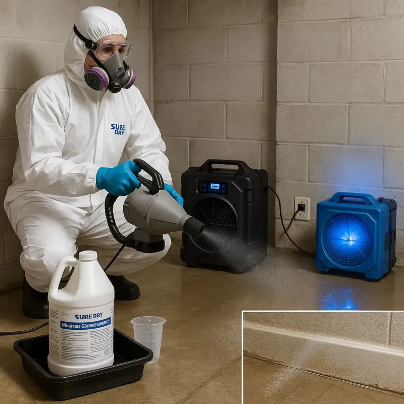 Sanitization and Odor Removal process in Nowthen, MN
